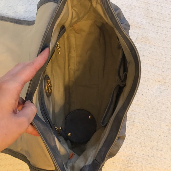 EUC Tory Burch Purse Chunky Gold Chain Strap - Picture 4 of 6